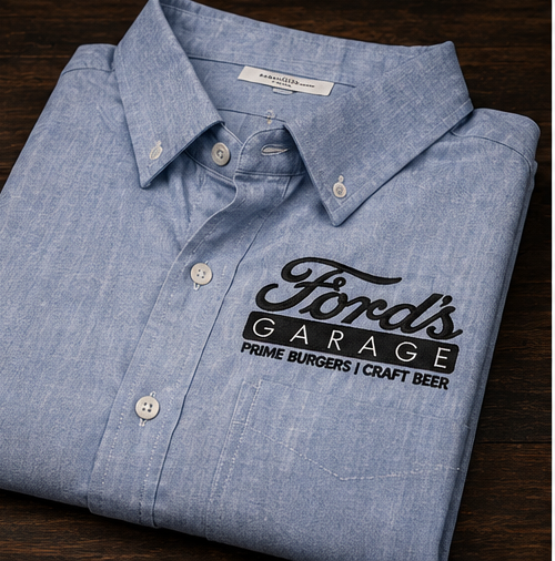 Ford's Garage embroidered shirt