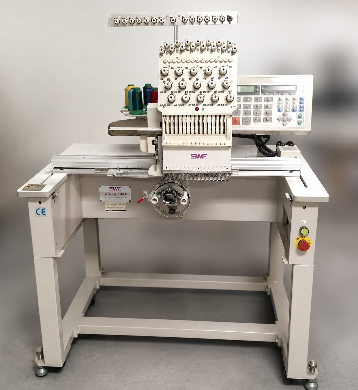 SWF T-1501A 15-needle commercial embroidery machine